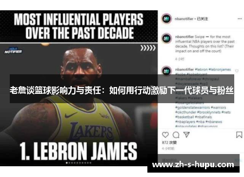 老詹谈篮球影响力与责任：如何用行动激励下一代球员与粉丝