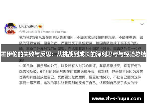 霍伊伦的失败与反思：从挑战到成长的深刻思考与经验总结